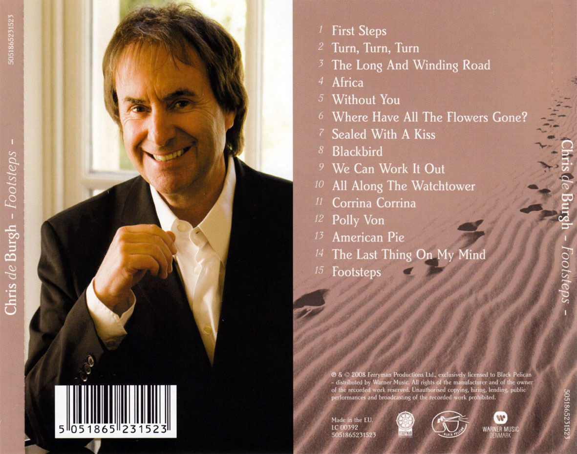 Chris De Burgh  Footsteps : Back
